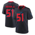 Parkc H.Texans #51 Will Anderson Jr. Player Navy 2nd Alternate Home Game Stitched Jerseys