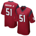 Parkc H.Texans #51 Will Anderson Jr. Player Red Home Game Stitched Jerseys