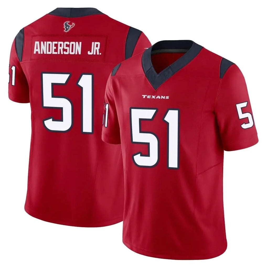 Parkc H.Texans #51 Will Anderson Jr. Player Red Limited Vapor F.U.S.E. Home Game Stitched Jerseys