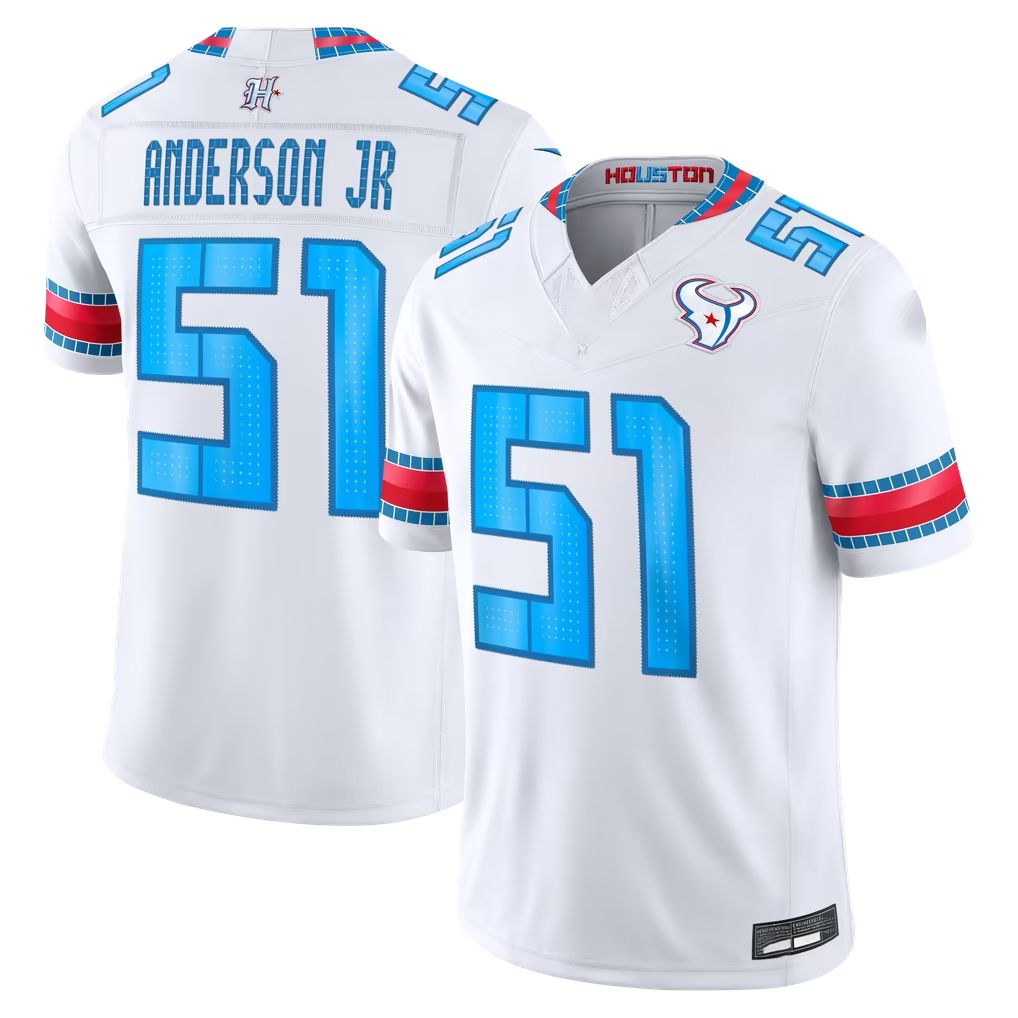 Parkc H.Texans #51 Will Anderson Jr. White 2026 Rivalries Collection Limited Stitched Jerseys