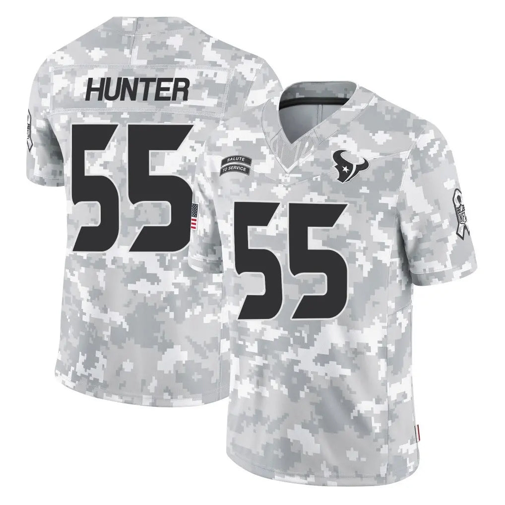 Parkc H.Texans #55 Danielle Hunter Player Arctic Camo Salute To Service Limited Game Stitched Jerseys