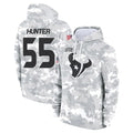 Parkc H.Texans #55 Danielle Hunter Player Arctic Camo Salute to Service Hoodies Limited Game Stitched Jerseys
