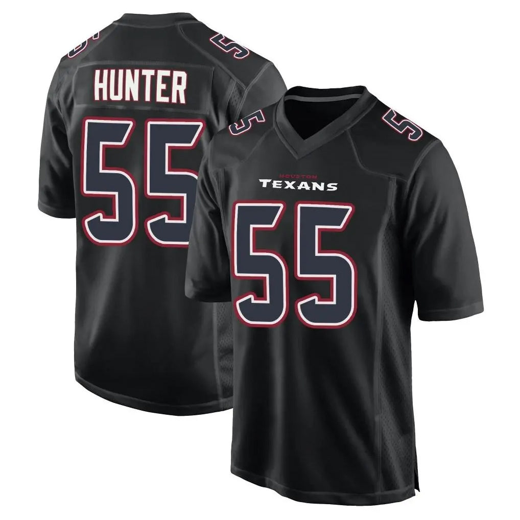 Parkc H.Texans #55 Danielle Hunter Player Black Fashion Home Game Stitched Jerseys