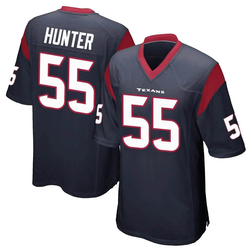 Parkc H.Texans #55 Danielle Hunter Player Navy Home Game Stitched Jerseys