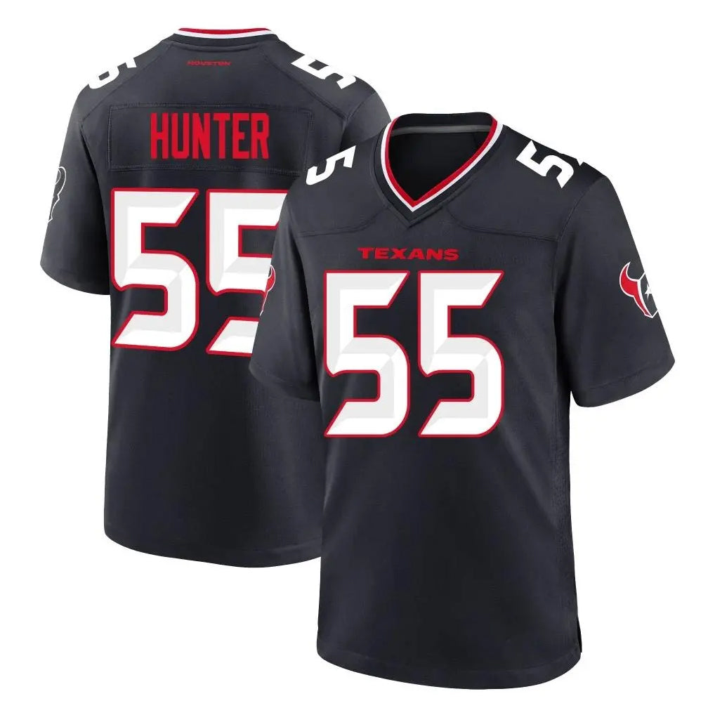 Parkc H.Texans #55 Danielle Hunter Player Navy Team Home Game Stitched Jerseys