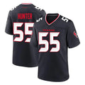 Parkc H.Texans #55 Danielle Hunter Player Navy Team Home Game Stitched Jerseys