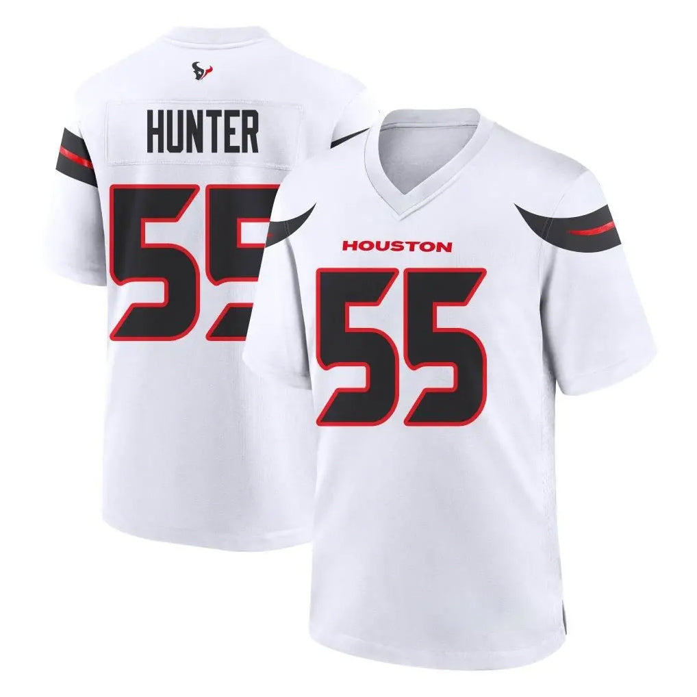 Parkc H.Texans #55 Danielle Hunter Player White Home Game Stitched Jerseys