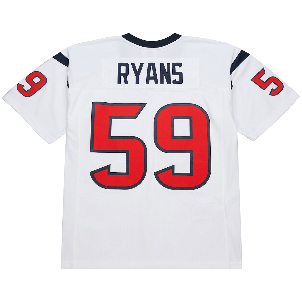 Parkc H.Texans #59 DeMeco Ryans Mitchell & Ness White 2006 Legacy Replica Jersey Stitched Puhic