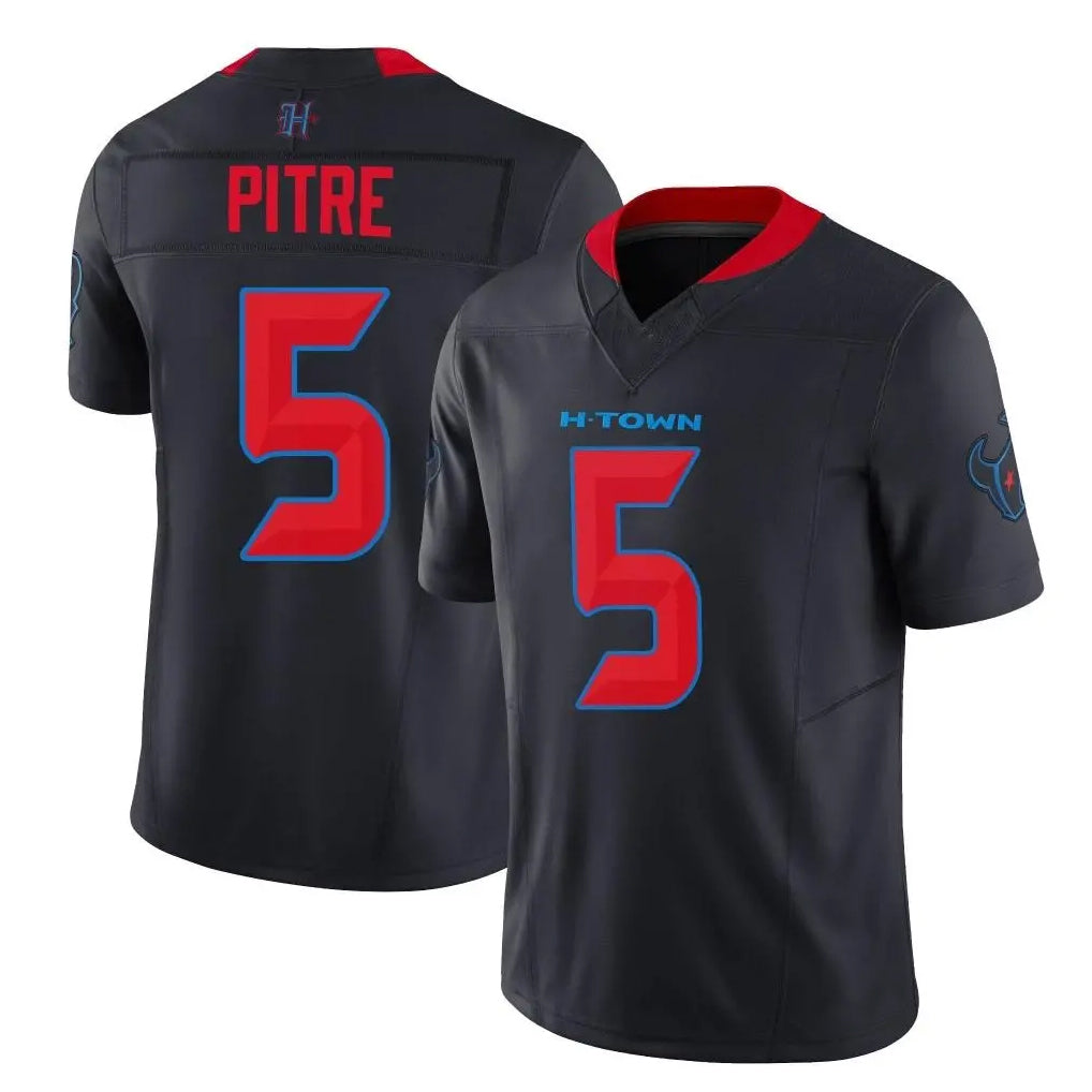 Parkc H.Texans #5 Jalen Pitre Player Navy Limited 2nd Alternate Vapor F.U.S.E. Home Game Stitched Jerseys