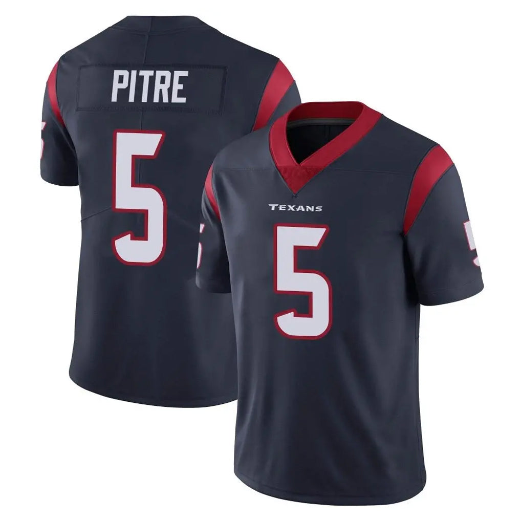 Parkc H.Texans #5 Jalen Pitre Player Navy Limited Vapor Untouchable Home Game Stitched Jerseys