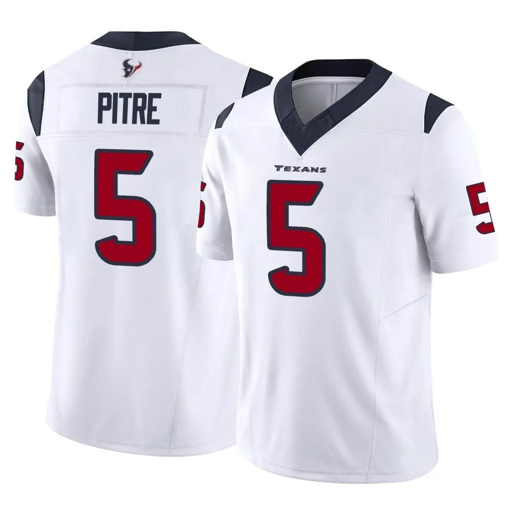 Parkc H.Texans #5 Jalen Pitre Player White Limited Vapor F.U.S.E. Home Game Stitched Jerseys