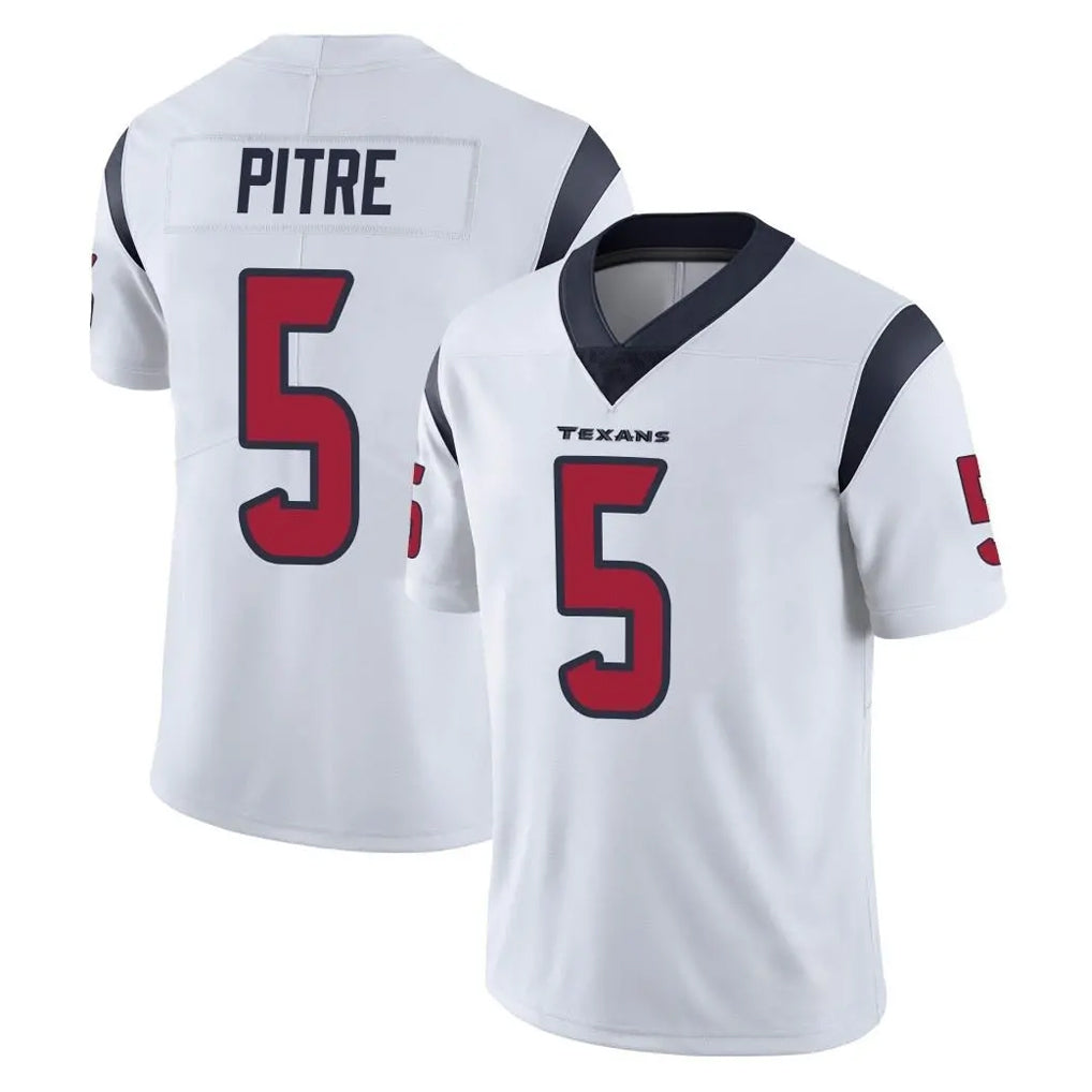 Parkc H.Texans #5 Jalen Pitre Player White Limited Vapor Untouchable Home Game Stitched Jerseys