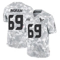 Parkc H.Texans #69 Ed Ingram Player Arctic Camo Salute To Service Limited Game Stitched Jerseys