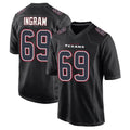 Parkc H.Texans #69 Ed Ingram Player Black Fashion Home Game Stitched Jerseys