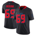 Parkc H.Texans #69 Ed Ingram Player Navy Limited 2nd Alternate Vapor F.U.S.E. Home Game Stitched Jerseys