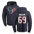 Parkc H.Texans #69 Ed Ingram Player Navy Pro Line Pullover Hoodie Limited Game Stitched Jerseys