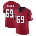 Parkc H.Texans #69 Ed Ingram Player Red Limited Vapor Untouchable Home Game Stitched Jerseys