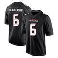 Parkc H.Texans #6 Reed Blankenship Player Carbon Black Fashion Home Game Stitched Jerseys