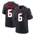 Parkc H.Texans #6 Reed Blankenship Player Navy Team Home Game Stitched Jerseys