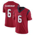 Parkc H.Texans #6 Reed Blankenship Player Red Limited Vapor Untouchable Home Game Stitched Jerseys