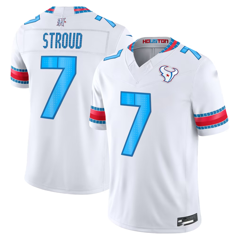 Parkc H.Texans #7 C.J. Stroud White 2026 Rivalries Collection Limited Stitched Jerseys