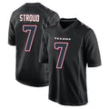 Parkc H.Texans #7 CJ Stroud Player Black Fashion Home Game Stitched Jerseys