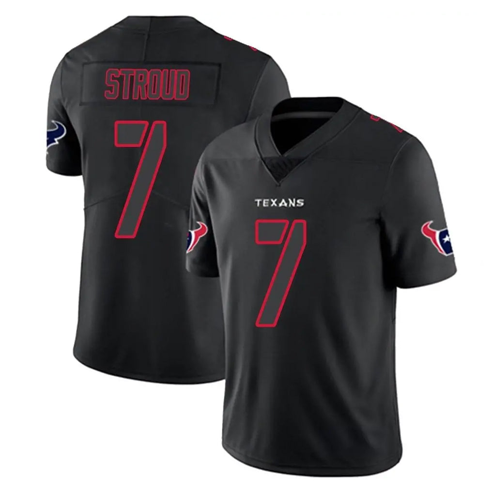 Parkc H.Texans #7 CJ Stroud Player Black Impact Limited Game Stitched Jerseys