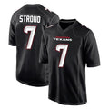 Parkc H.Texans #7 CJ Stroud Player Carbon Black Fashion Home Game Stitched Jerseys