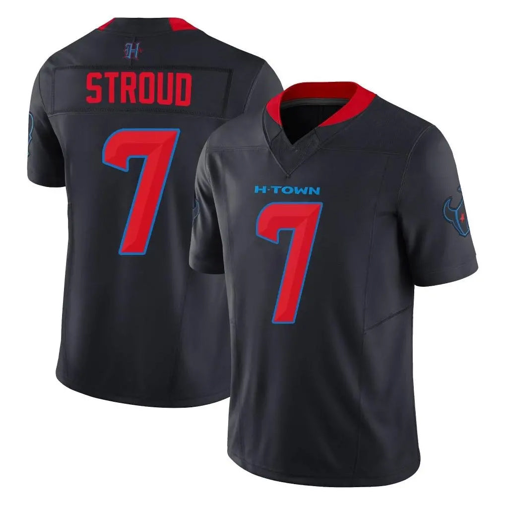 Parkc H.Texans #7 CJ Stroud Player Navy Limited 2nd Alternate Vapor F.U.S.E. Home Game Stitched Jerseys