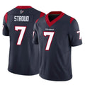 Parkc H.Texans #7 CJ Stroud Player Navy Limited Vapor F.U.S.E. Home Game Stitched Jerseys