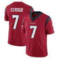 Parkc H.Texans #7 CJ Stroud Player Red Limited Vapor Untouchable Home Game Stitched Jerseys