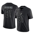 Parkc H.Texans #81 Jayden Higgins Player Black Reflective Limited Game Stitched Jerseys