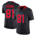 Parkc H.Texans #81 Jayden Higgins Player Navy Limited 2nd Alternate Vapor F.U.S.E. Home Game Stitched Jerseys