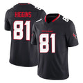 Parkc H.Texans #81 Jayden Higgins Player Navy Limited Alternate Vapor F.U.S.E. Home Game Stitched Jerseys