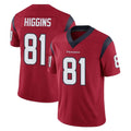 Parkc H.Texans #81 Jayden Higgins Player Red Limited Vapor Untouchable Home Game Stitched Jerseys