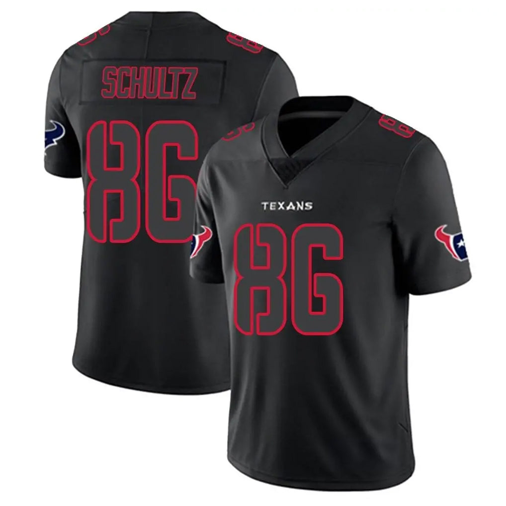 Parkc H.Texans #86 Dalton Schultz Player Black Impact Limited Game Stitched Jerseys
