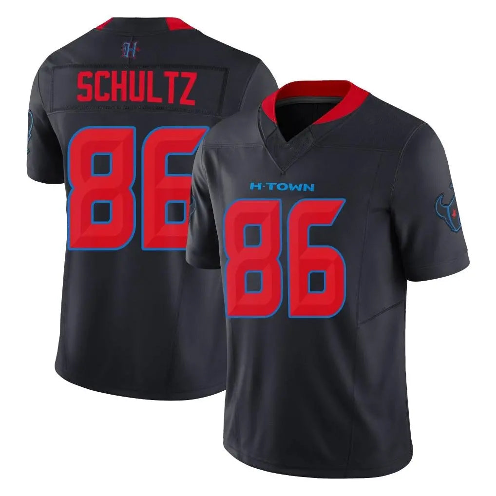 Parkc H.Texans #86 Dalton Schultz Player Navy Limited 2nd Alternate Vapor F.U.S.E. Home Game Stitched Jerseys