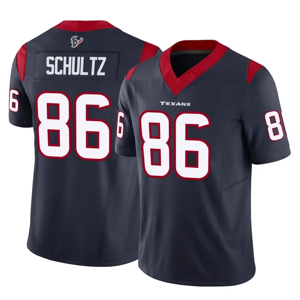 Parkc H.Texans #86 Dalton Schultz Player Navy Limited Vapor F.U.S.E. Home Game Stitched Jerseys