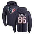 Parkc H.Texans #86 Dalton Schultz Player Navy Pro Line Pullover Hoodie Limited Game Stitched Jerseys