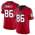 Parkc H.Texans #86 Dalton Schultz Player Red Limited Vapor F.U.S.E. Home Game Stitched Jerseys