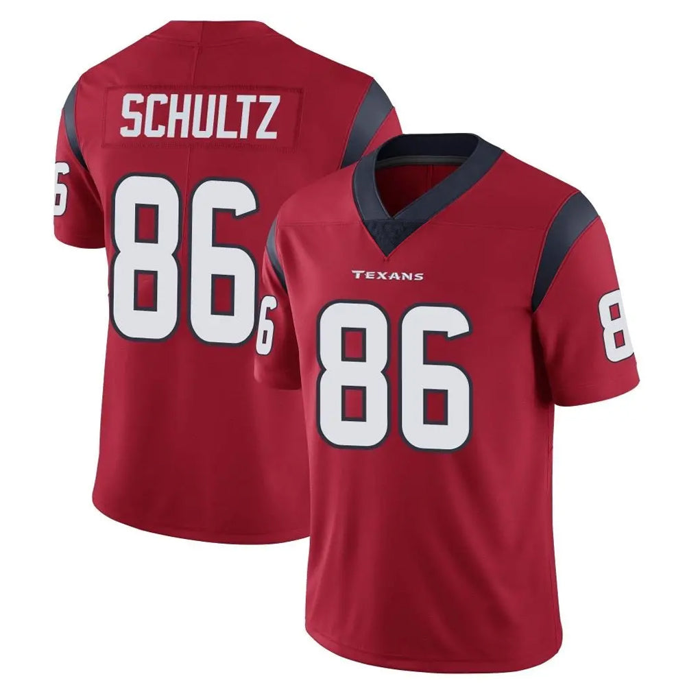 Parkc H.Texans #86 Dalton Schultz Player Red Limited Vapor Untouchable Home Game Stitched Jerseys