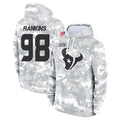 Parkc H.Texans #98 Sheldon Rankins Player Arctic Camo Salute to Service Hoodies Limited Game Stitched Jerseys