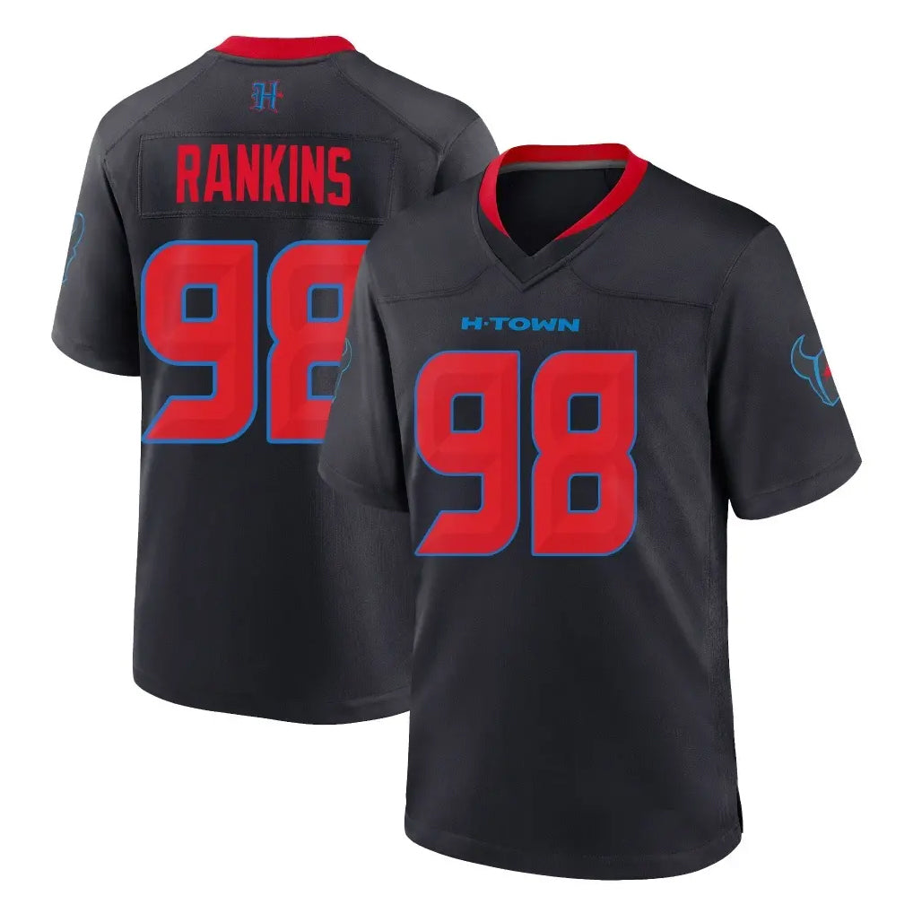 Parkc H.Texans #98 Sheldon Rankins Player Navy 2nd Alternate Home Game Stitched Jerseys