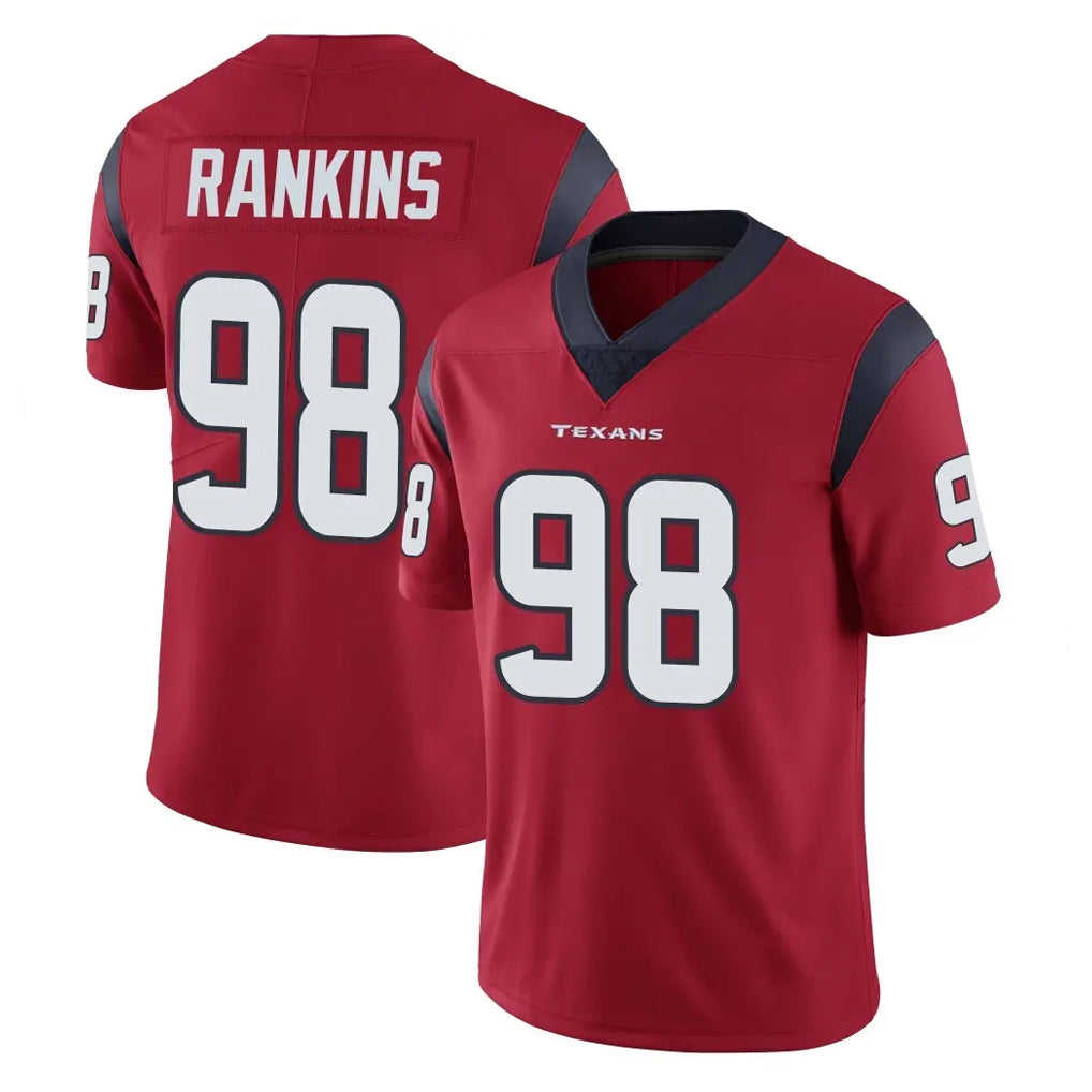 Parkc H.Texans #98 Sheldon Rankins Player Red Limited Vapor Untouchable Home Game Stitched Jerseys