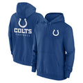 Parkc IN.Colts Blue Sideline Club Fleece Long Sleeve Hoodie Limited Blank Player Stitched Jerseys