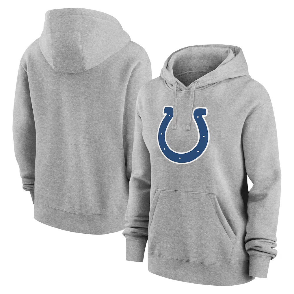 Parkc IN.Colts Heather Gray Club Fleece Hoodie Limited Blank Player Stitched Jerseys