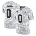 Parkc IN.Colts #0 Camryn Bynum Player Arctic Camo Salute To Service Limited Game Stitched Jerseys