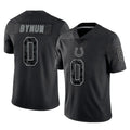 Parkc IN.Colts #0 Camryn Bynum Player Black Reflective Limited Game Stitched Jerseys