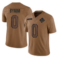 Parkc IN.Colts #0 Camryn Bynum Player Brown Salute To Service Limited Stitched Jerseys