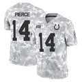 Parkc IN.Colts #14 Alec Pierce Player Arctic Camo Salute To Service Limited Game Stitched Jerseys
